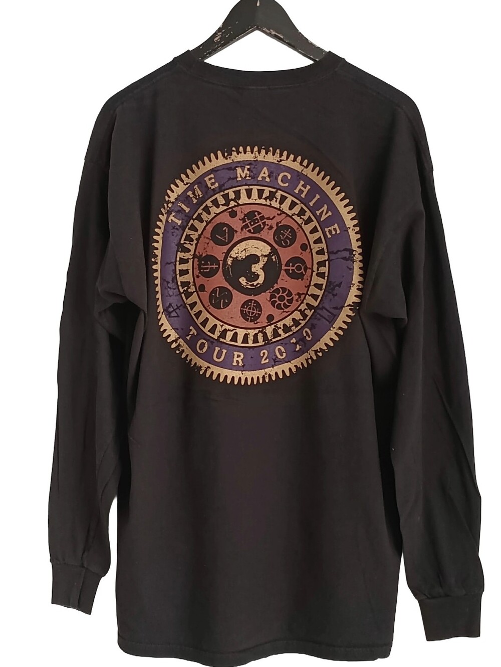 VTG 2010 Rush Time Machine Concert Tour L/S Graphic Shirt MO Knits XL